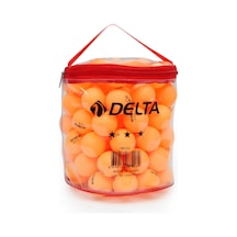 Delta Çantalı 100 Adet Turuncu Masa Tenisi Topu (Pinpon Topu)