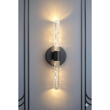 Bhbackhome Bubbleflux Large Şık Tasarım Modern Ledli Aplik 51 Cm Antrasit Elektrikli Kumandalı Antrasit