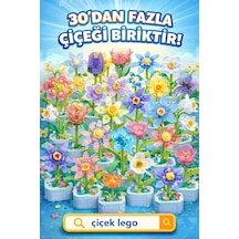 Mikro Blok Gesang Çiçek Setleri Mini - Çiçek - Blossom Çiçek