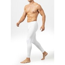 Deepsea Unisex Beyaz Dar Kesim Termal Performans Taytı Soğuk Havalar & Spor Kullanımı 2607073 Beyaz