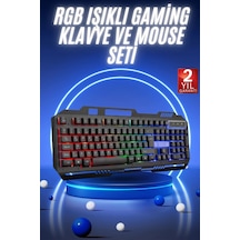 Mey İthalat Gaming Klavyesi Led Aydınlatmalı Mekanik Hisli Renkli