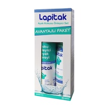Lapitak Ayak Kokusu Önleyici Krem 60 ML + Koku Önleyici Ayak Spreyi 125 ML