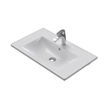 Turkuaz Cerastyle Arte Plus Etajerli Lavabo 75 45 Cm Beyaz