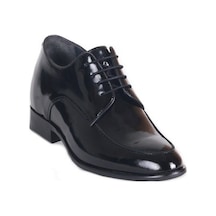 Yhrj+9 Cm Gizli Topuklu Boy Uzatan Damatlık Ayakkabı Siyah