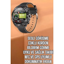 Akıllı Saat Nabız Ölçer Uyku Takibi Sesli Görüşme Bildirim Görme Çok Renkli