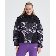 Skechers W Outerwear Padded Jacket Kadın Siyah Mont S232062-001 Siyah