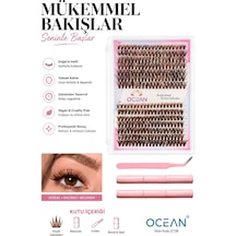 Ocean Takma Kirpik Seti 280 Adet, Yapıştırıcı, Sabitleyici, Çıkarıcı Remover, Takma Kirpik Cımbızı 20p - 30p