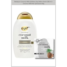 Besleyici Coconut Milk Sülfatsız Saç Bakım Kremi 385 Ml + Coconut Milk Katı Şampuan 80g