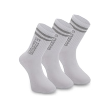 Slazenger JINN 3 lü Erkek Spor Beyaz Çorap