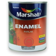 Marshall Enamel Parlak Ahşap Metal Boyası Bayrak Kırmızı 2,5 L