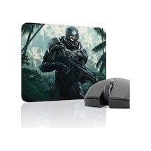 Crysis Kaymaz Dikişli Kauçuk Oyuncu Mousepad V2 - 22x18 Gaming Mouse Pad Fare Altlığı