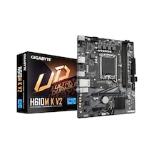 Gıgabyte H610m K V2, Rev.1.0, 2xddr5, M.2, Dp, Hdmı, 12-13.nesil, Lga1700 Soket, Anakart 54709729 Gıgabyte H610m K V2, Rev.1.0, 2xddr5, M.2, Dp, Hdmı, 12-13.nesil, Lga1700 Soket, Anakart 54709729