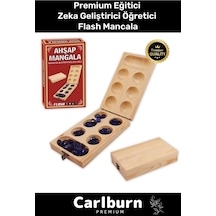Premium Eğitici Zeka Geliştirici Öğretici Eğlence Aile Etkinlik Ahşap Flash Mangala Kutu Oyunu