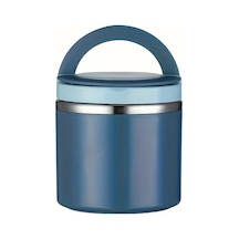 Chuangyinshop Mavi 21,3 Oz Paslanmaz Çelik Yemek Saklama Kabı Mavi