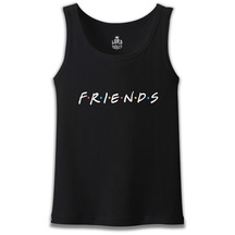 Friends - Logo Siyah Erkek Atlet