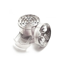 Çekmeceli 60 MM Silver Grinder Herbal Parçalayıcı  Pz38slv
