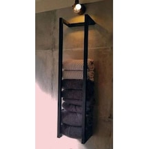 Banyo Havlu Rafı Siyah