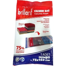 Brillant Vakumlu Hurç, 1 Adet, Jumbo Boy 73x130 Şeffaf