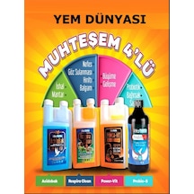 Vita Turka 4'lü Kanatlı Bakım Seti Hırıltı, , Probiyotik Ve Vitamin Takviyesi 4x500 Ml