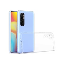 Xiaomi Mi Note 10 Lite Kapak Kamera Korumalı Süper Silikon Şeffaf Kapak