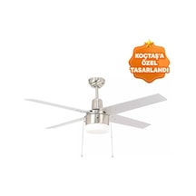 Koçtaş Freely 4 Kanatlı Beyaz 122CM Tavan Vantilatörü