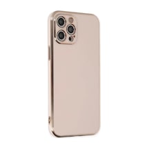İphone 12 Pro Max Kılıf Volet Silikon - Pembe