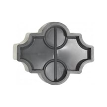 Plastik Parke Taşı Kalıbı Yonca Dikey 1/24,5 Cm (10 Adet)
