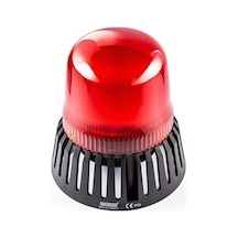 Emas IT120R220Z IT Serisi Kırmızı 220V AC Buzzerlı LED Tepe Lambası 120mm