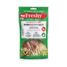 Freshy Rabbit Ear Whit Duck Ördek Eti Kaplı Tavşan Kulağı 100 Gr 8'li