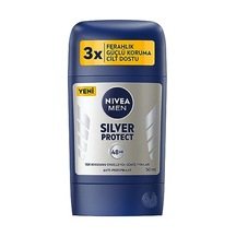 Nıvea Men Erkek Stick Deodorant Silver Protect 50 Ml, Ter Ve Ter Kokusna Karşı 72 Saat Anti-perspira