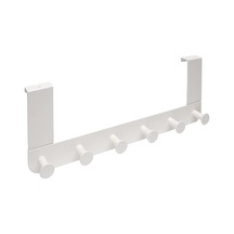 Enudden Kapı Askısı, Metal, Beyaz, Asmak İçin 6 Kancalı