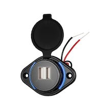 Sones Çift Usb 12v/24v Su Geçirmez Modifiye Araç Şarj Cihazı Ucc3102u 3.1a