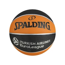 7 Numara Tf150 Varsity Euroleague Kauçuk 7 No Basketbol Topu Tek Ebat Fıba Turuncu Pompa Dahil Deği