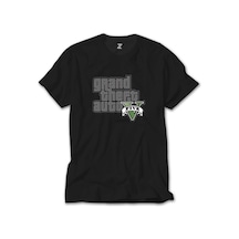 Grand Theft Auto Cobweb Logo Siyah Tişört Siyah