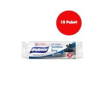 10 Adet Jumbo Boy 80 X 110 Cm Çöp Torbası - P105-10