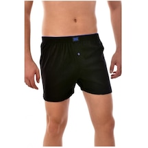 Tutku Erkek Penye Düz Boxer 6 Adet Siyah