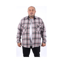 Moc Grande MocGrande Büyük Beden Oduncu Gömlek Sportsman 22215 Çok Renkli