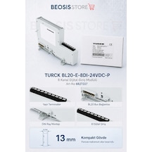Turck Bl20-e-8dı-24vdc-p 8 Kanal Dijital Giriş Modülü