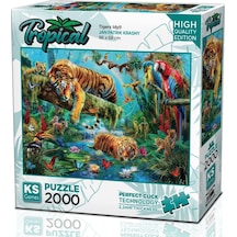 Ks Games 2000 Parça Kaplanlar Puzzle