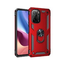 Xiaomi Poco F3 Kılıf Sofya Yüzüklü Silikon Kapak