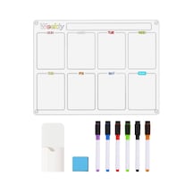 Dolıty Buzdolabı Için Manyetik Takvim Ofis Mutfak Tarzı Stil-a Yeşil