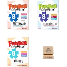 Fenomen Lgs 8. Sınıf Matematik Türkçe Ve Fen Bilimleri 3lü Deneme Seti + Telefon Standı