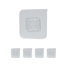 Yedek Yapıştırıcı Sticker Duvar Yapışkan Sihirli Banyo Düzenleyici Yedek Yapıştırıcısı 4 Adet T Turuncu
