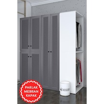 Kenzlife Membran Çamaşır-kurutma Makinesi Dolabı Ve Giysi Dolabı Bistami Sağ Gribyz Panjur 180 160 60 Mebran Kapak Suntalam Gövde Beyaz Kenzlife Membran Çamaşır-kurutma Makinesi Dolabı Ve Giysi Dolabı Bistami Sağ Gribyz Panjur 180 160 60 Mebran Kapak Suntalam Gövde Beyaz