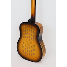 Siyah Gitar Akor Cetveli Tablosu Stickerı Etiketi (2\4)  (3\4)