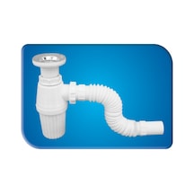 Körüklü Taslı Lavabo Sifonu Gama 16401