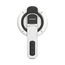 Technology Serisi Telefon Ve Tabletler İçin Magnetik Ring Stand Beyaz