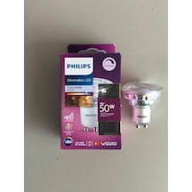 3 Adet Philips 4w 50w 350 Lumen 4000k Günışığı Dimli Gu10 Led Spot 15.000 Saat -
