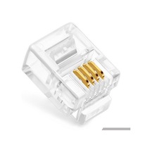Rj11 Konnektör Rj11 6P4C Konnektör Jack 100 Adet