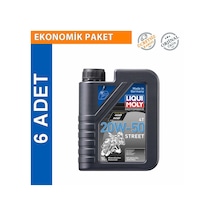 Liqui Moly 20W-50 4t Basic Street 1 L Motosiklet Yağı (6 Adet) (